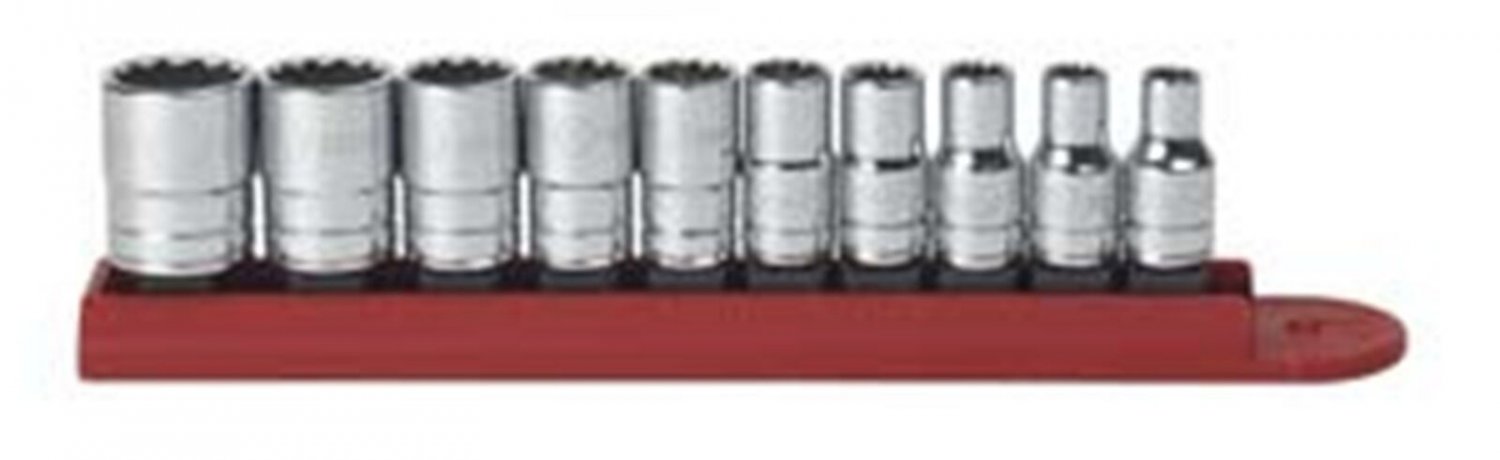 GEARWRENCH 10pc. 1/4 Dr. 12pt. StandardSAE Socket Set KD80307