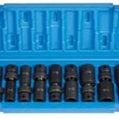 GREY PNEUMATIC 3/8" Drive 12 Piece DeepLength Fract. Univ. Set GY1212UD