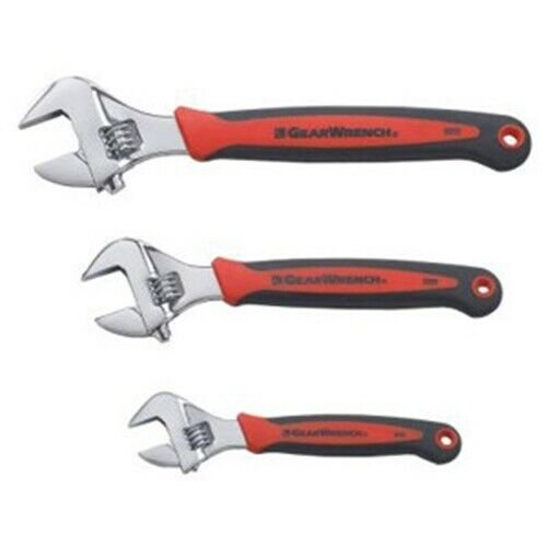 GEARWRENCH 3 Piece Adjustable Wrench Set KD81990