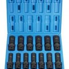 GREY PNEUMATIC 1/2" Drive 13 Piece DeepLength Metric Universal Set GY1313UMD