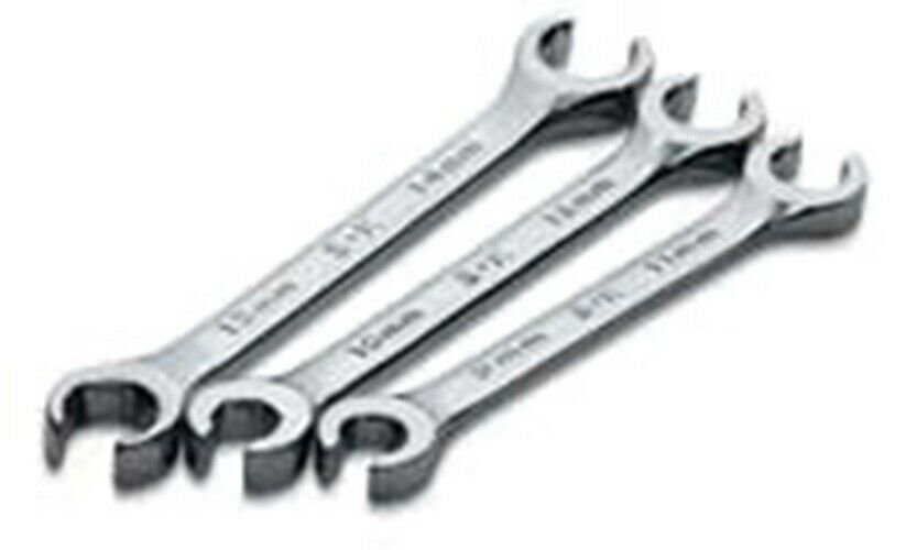 SK HAND TOOL 3 Piece 6 Point Metric FlareNut Wrench Set SK373