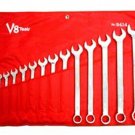 V8 TOOLS INC 14 Piece SAE Long PatternCombo Wrench Set VT9414