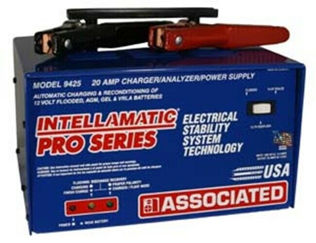 ASSOCIATED EQUIPMENT 20 Amp Itellicharger PowerSupply and Battery Charger AS9425