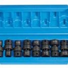 GREY PNEUMATIC 3/8" Drive 12 Point 12 PieceStandard Fractional Univ Set GY1612U