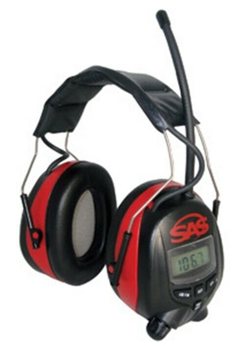 SAS SAFETY CORP Digital AM/FM Radio Earmuffs SS6108