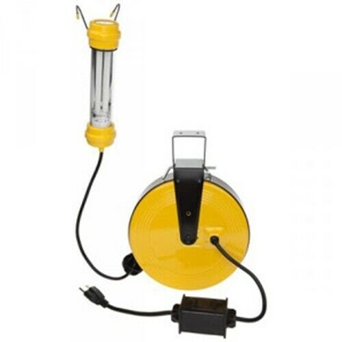 BAYCO 50' OSHA Compliant FluorescentWork Light on Reel BYSL-827