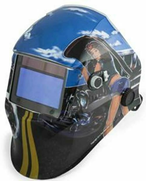 SHOP IRON Biker Girls Auto DarkeningWelding Helmet SO45005