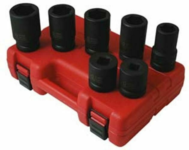 SUNEX TOOL 7 Piece Deep Metric ImpactSocket Set SU5697M