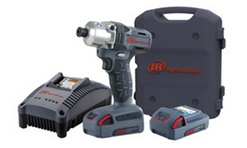 INGERSOLL RAND 1/4" Hex 20V Li-Ion ImpactDriver  (2) BL2005 Battery & IRW5110-K2