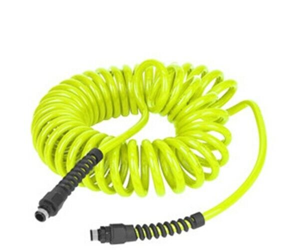 LEGACY 15' Flexzilla Recoil Air Hose1/4" ID x 1/4" MNPT MTLP1415AFZ