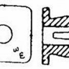W & E SALES Headlamp Door Plastic Nuts (100Pk) WE815