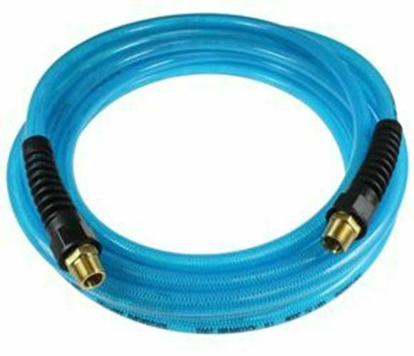 COIL HOSE PNEUMATICS 50' Flexeel Air Hose TransBlue3/8" ID CHPFE60504T