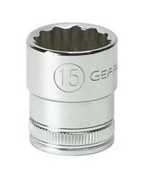 GEARWRENCH 3/8 Drive 12 pt. StandardSocket 15mm KD80491