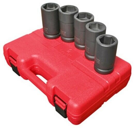 SUNEX TOOL 5 Pc. 1" Drive Budd WheelSocket Set SU5626