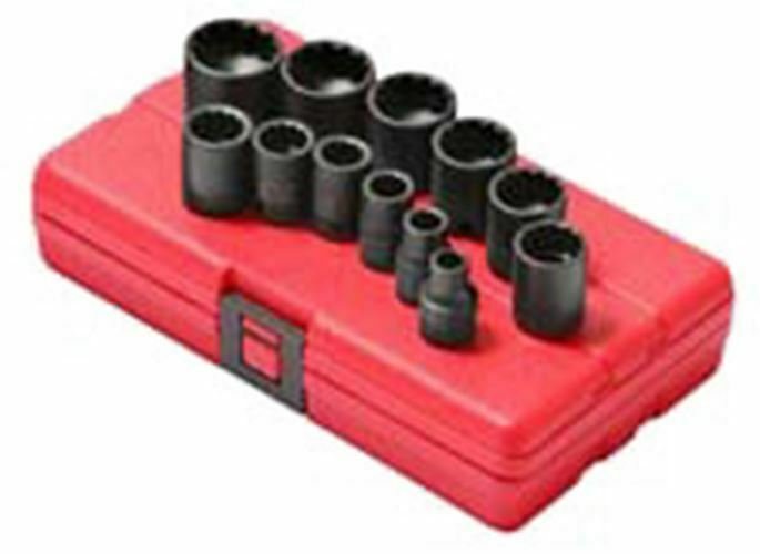 SUNEX TOOL 12 Piece 3/8" Drive 12 PointSAE Socket Set 5/16-1 SU3674