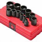 SUNEX TOOL 12 Piece 3/8" Drive 12 PointSAE Socket Set 5/16-1 SU3674