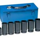 GREY PNEUMATIC 3/4" Drive 11 Piece DeepMetric Set GY8133