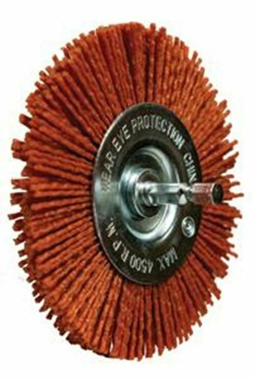 CENTURY DRILL & TOOL 3" Coarse Nylon Wheel HexShank CY77431