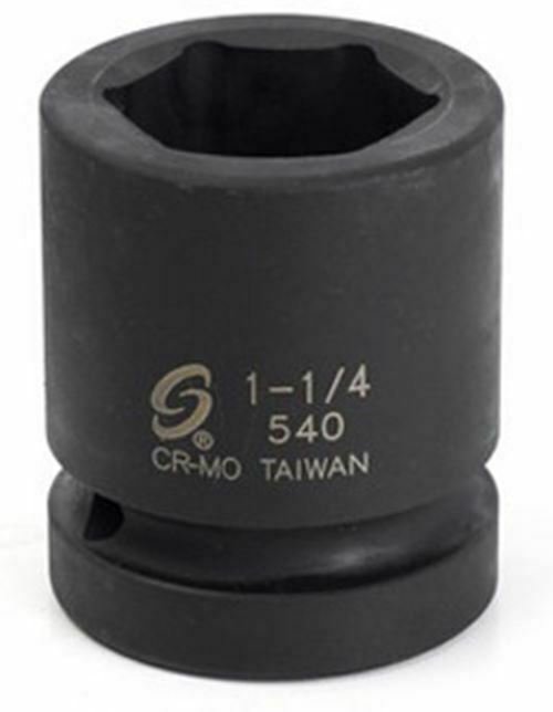 SUNEX TOOL 1"DR 1-1/4 STD IMP SKT SU540