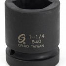 SUNEX TOOL 1"DR 1-1/4 STD IMP SKT SU540