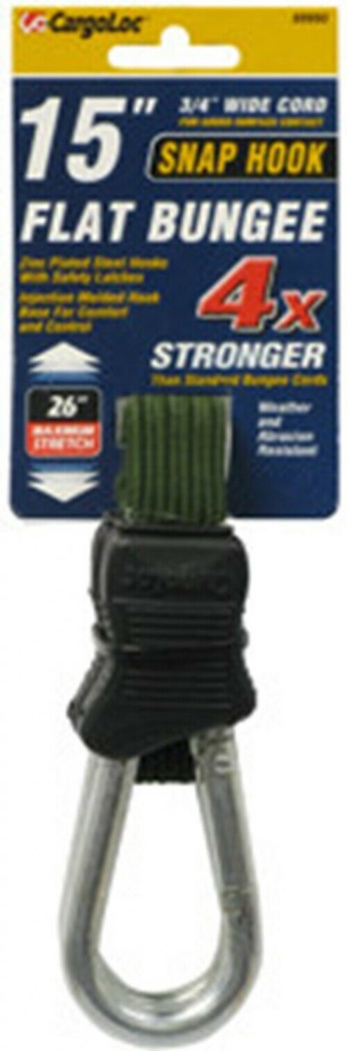 CARGO LOCK 15" - Snap Hooks - Flat CordBungee CK89950