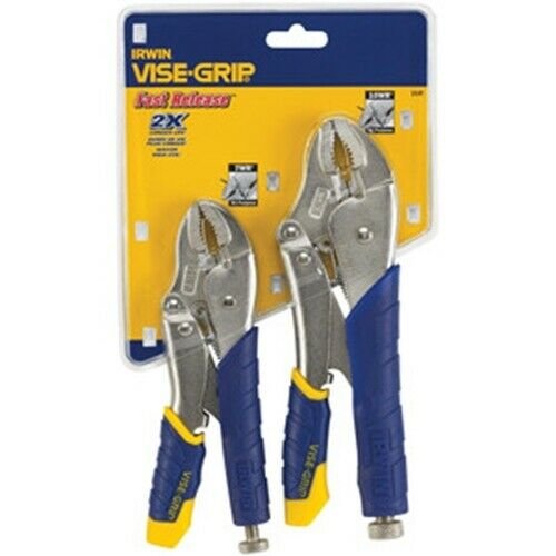 VISEGRIP 2 Pc Fast Release LockingPliers Set 10WR 7WR VG214T