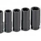GREY PNEUMATIC 3/8" Drive 9 Piece Deep SAEMagnetic Impact Socket Set GY1209DG