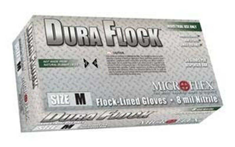 MICROFLEX Dura Flock Nitrile Gloves XL MXDFK608XL