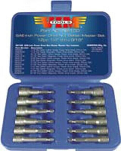 VIM TOOLS 12pc SAE Nut Setter KitMagnetic & Hollow VMNS100