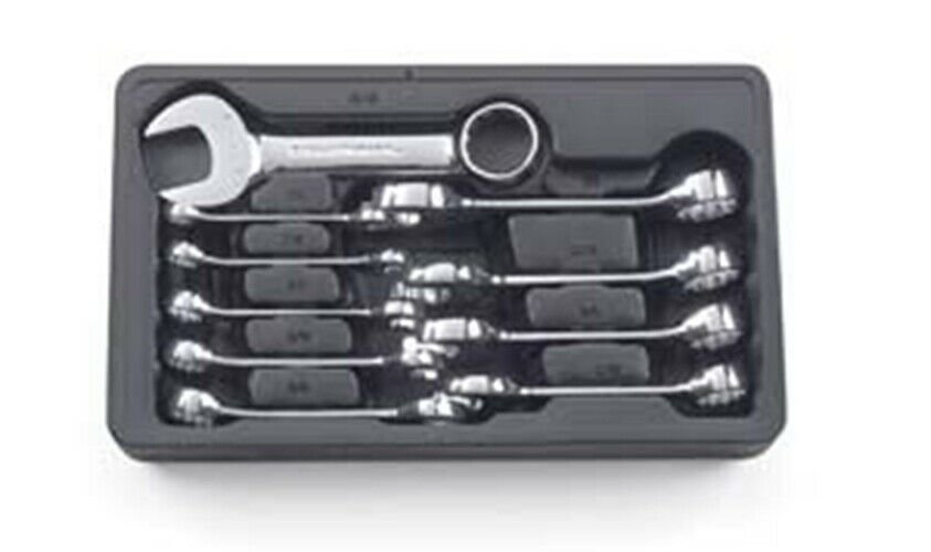 GEARWRENCH 10 Piece Stubby Wrench Set SAE3/8-15/16 KD81905