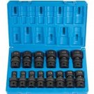 GREY PNEUMATIC 1/2" Drive 14 Piece StandardLength Frac. Univ. Set GY1314U