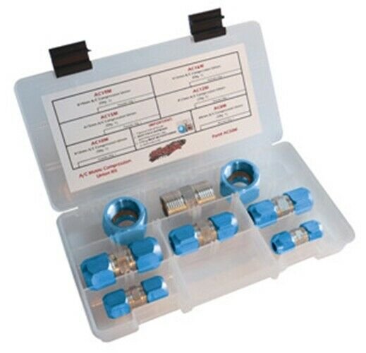 S.U.R & R Metric AC Compression BlockOff Kit SRRAC90M