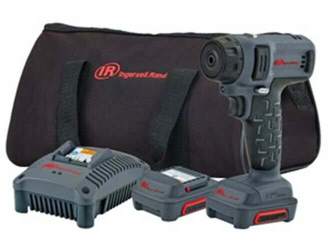 INGERSOLL RAND 1/4" 12 Volt IQV ScrewdriverKit IRD1410-K2