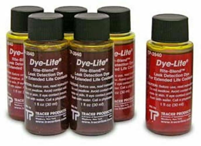 TRACER PRODUCTS Dye-Lite Rite-Blend Dye-ForExtended Life Coolant FUTP3940-0601