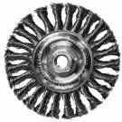 CENTURY DRILL & TOOL 6" Knotted Wire Brush Wheel x5/8-11 Arbor CY76064
