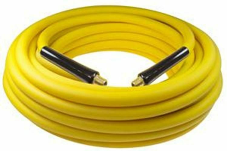 COIL HOSE PNEUMATICS 50' Yellow Belly Air Hose 3/8"ID 1/4" MPT CHYB60504Y