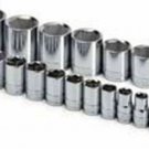 SK HAND TOOL 19 Piece 6 Point StandardSocket Set 1/2" Drive SK4120
