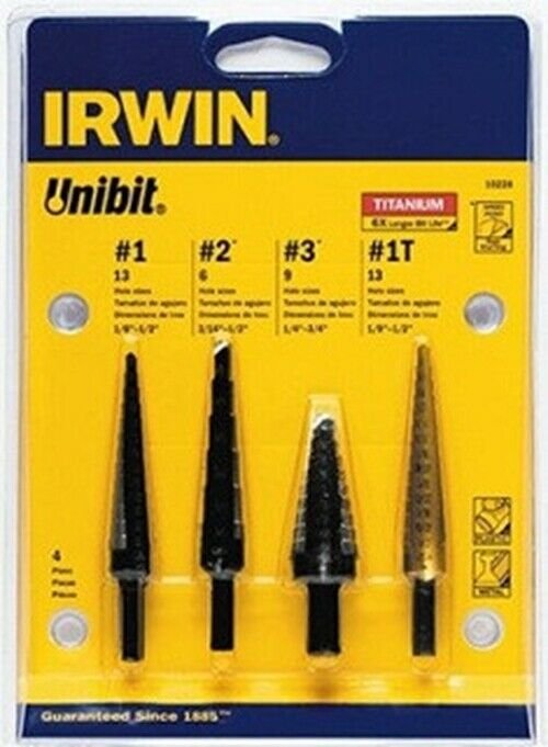 VISEGRIP 4 Piece Unibit Set VG10228