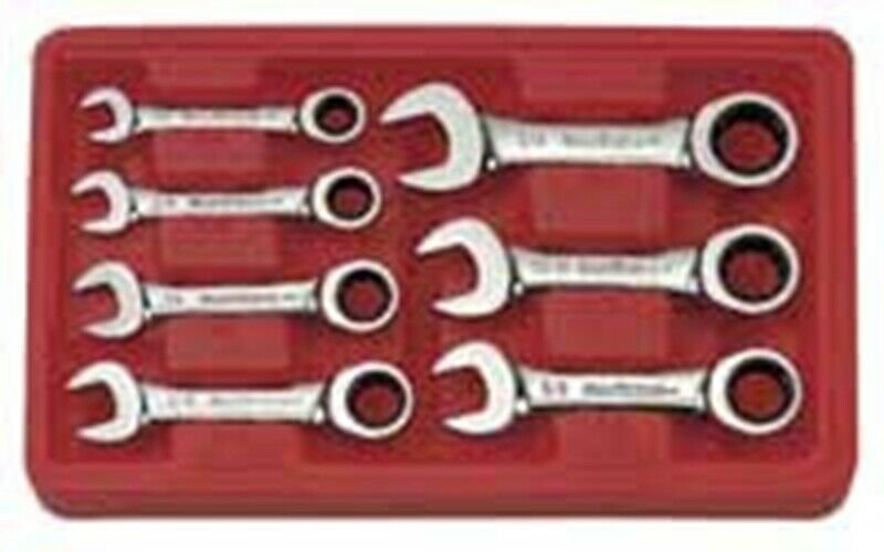 GEARWRENCH 7PC SAE STUBBY GEAR WRENCH SET KD9507