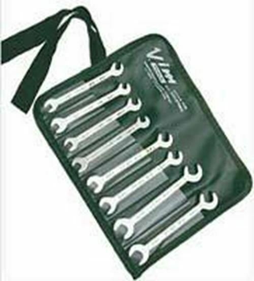VIM TOOLS 8 Pc Ignition Wrench Set inRoll Pouch VMVM50