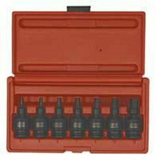 SUNEX  TOOL 3/8" Dr 7 Pc  Metric UniversalHex Bit Driver Impact Socket SU3659