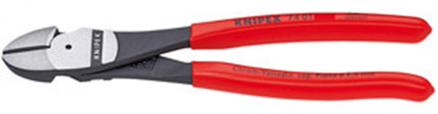KNIPEX 6-1/4" High Leverage DiagonalCutters KX7401160