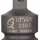 SUNEX TOOL 1/2" Drive 1/2" Female x 3/8"Super Impact Male Adapter SU2303