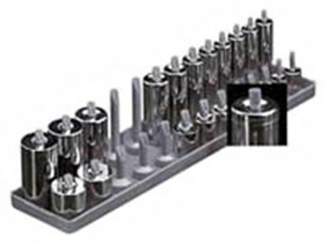 HANSEN GLOBAL INC. 3/8" Peg Style Socket RackMetric HR3802