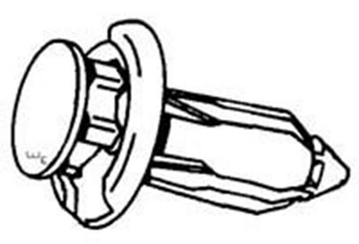 W & E SALES CO PLASTIC PUSH RIVET HONDA WE2898