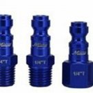 MILTON 5 Piece T-Style 1/4" NPT BlueColorFit Coupler & Plug Kit MIS-305TKIT