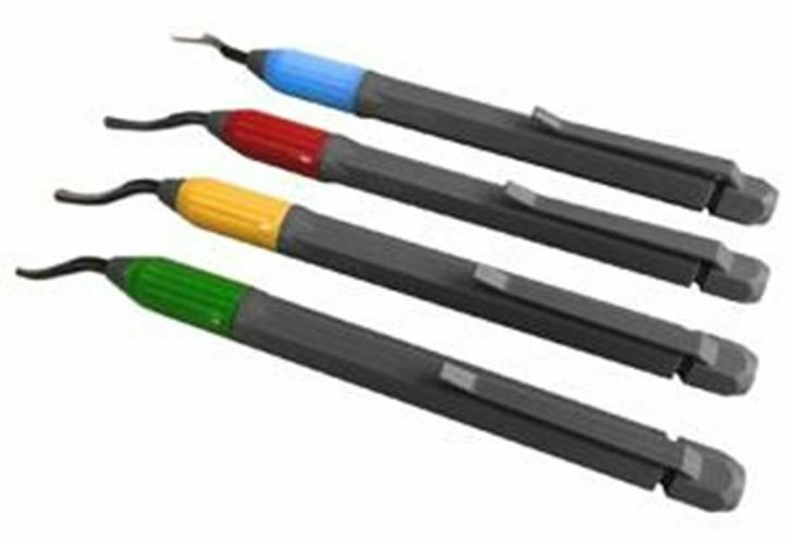 CENTRAL TOOLS INC. 4 Pc. Deburring Kit CE3S700