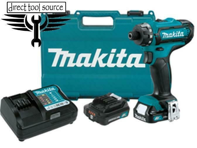Makita 12V Max CXT Li-Ion Cordless 1/4" Hex Driver-Drill Kit FD06R1