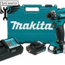 Makita 12V Max CXT Li-Ion Cordless 1/4" Hex Driver-Drill Kit FD06R1