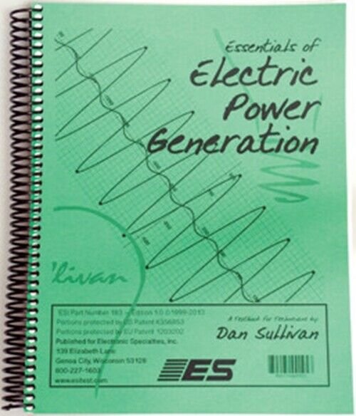 ELECTRONIC SPECIALTIES Essentials of Electrical PowerGeneration EL183